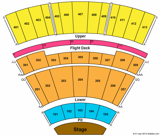 Verizon Theatre at Grand Prairie Seating Chart